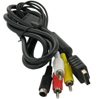 S-VIDEO + AV CABLE PS2/PS3