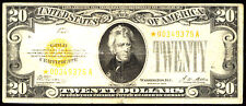 1928, $20 Fr 2402* Star Small Size Gold Certificate