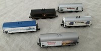 Diverse Bierwagen Set Kühlwagen konvolut Güterwagen 5 Stück 