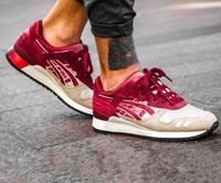 Schuhe Asics Gel Lyte III h5v3n 2525 Burgundy Fashion Sneakers Herren Casual