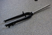 MTB Gabel Aluminium 26 Zoll NUR IS Disc Aufnahme schwarz Einbauhöhe ca. 39,5cm 