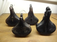 4x Defekte Primus Lepper Sättel an Bastler