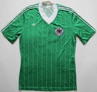 Deutschland DFB 1982-83 grün Trikot WM Adidas shirt vintage 80er Spielertrikot?