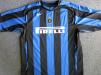 Inter Mailand Original Nike Heim Trikot 2005/06 "PIRELLI" Gr.XXL 