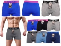 MENS NOVELTY SEXY BOXER SHORTS UNDERWEAR HIPSTER BRIEFS MICRO FIBRE PANTS 7677