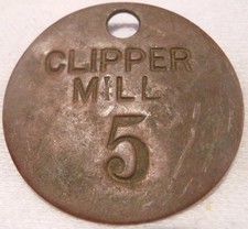 Clipper Mill Baltimore Md Maryland Tool Check Tag Token