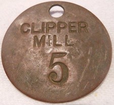 Clipper Mill Baltimore Md Maryland Tool Check Tag Token