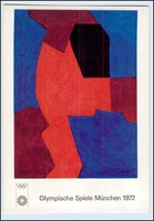 W5N77/ Olympiade München 1972 Künstler AK