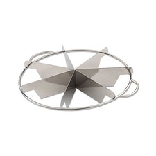 Browne Foodservice 857 Stainless Steel 7-Slice Pie Cutter