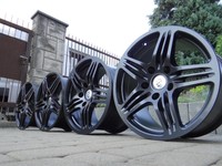 18 5x130 Porsche GT3 911 993 996 10J 8J black mat / alpina amg ferrrari 