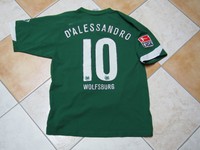 VFL Wolfsburg Trikot Gr. M  #10 D`alessandro