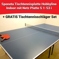 Sponeta Tischtennisplatte Hobbyline Indoor mit Netz Platte S 1-53 i  blau