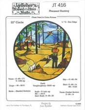 Kelleher's Stained Glass Studio "Pheasant Hunting"