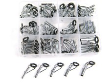 New! 60 Pcs in Bigger Saltwater 1.6-4.0 Box Ceramic Ring Fishing Rod Parts Ti.