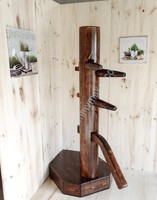 Wing Chun Wooden Dummy Closed Base Corner