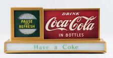 1950's Coca - Cola Pause & Refresh Sign. Lot 1789