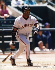 Barry Bonds SF Giants MLB Hologram 8x10 Color Glossy Photo # 1 MINT in Topload