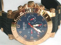 Nautec No Limit Herrenuhr,I.P.rosevergoldet,300 Meter Wasserdicht