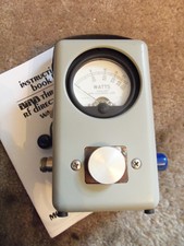 Bird 43 Thruline Wattmeter Watt Element Slug Reading Meter / Pristine