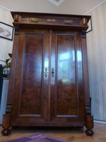 Antik Gründerzeit Vertiko Nussbaum Top Restauration ca. 1890