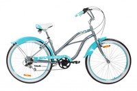 26 Zoll Cruiser Galano Malibu 3 Farben Beachcruiser Fahrrad Unisex Chopper
