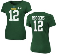 NFL Damen T-Shirt GREEN BAY PACKERS Aaron Rodgers #12 green Ladies FairCatch IV