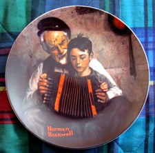 Norman Rockwell Heritage Collection - The Music Maker (1981) #5 - Plate A