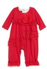 Isobella & Chloe 'Nicki' Ruffle Romper in RED (6) $34+