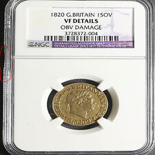 1820 Great Britain 1 Sovereign Ngc Vf Details