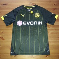 Fussball Trikot BVB Dortmund 2015/2016 mit originalen Unterschriften