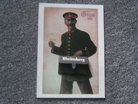 AK Rheinsberg + Briefbote mit kleinen "Bildern" in der Tasche