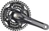 SHIMANO DEORE MTB Kurbelgarnitur FC-M610, 3*10, 42-32-24 Z. , 175mm 