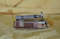 MERKUR Nassrasierer Rasurhobel uralt vintage versilbert