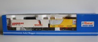 Roco H0 1903 Auto+Waggon Garnitur mit 2 Aufliegern Kombirail Migros SBB NEU R726