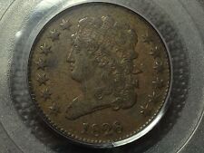 Pcgs Xf-45 1826 Half Cent Tough Date Low 234K Mintage Nice Coin