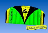 Paraflex Sport 1.7 Grün Lenkmatte Wolkenstürmer Lenkdrachen  Kite Drachen