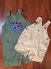 Carter's & Little Me Infant Boy's Size 12 Months Overall Pants & Shorts EUC!!!