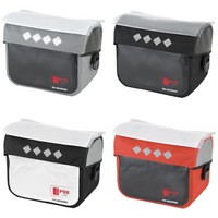 wasserdichte Fahrrad Fahrradtasche Front-Lenkertasche schwarz grau Tasche 