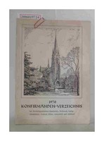Konfirmanden -Verzeichnis 1970 der Kirchengemeinden Blankenese, Iserbrook, Lurup