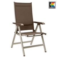 Kettler Basic Plus Klappsessel Multipositionssessel Sessel Gartenstuhl in mocca