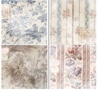 Daisy D's Modern Romance 2x Scrappapier versch. Motive II 30,5x30,5 cm