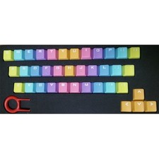 Stylish PBT 37keys Double Shot Translucidu Backlit Keycap for Mechanic Keyboard