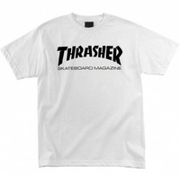 THRASHER Skatemag T-Shirt White Skateboard Longboard Größe: XL