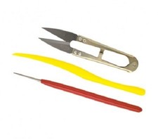 Thread Tool Combo Kit With A Burnishing Tool / Clippers / And Pick