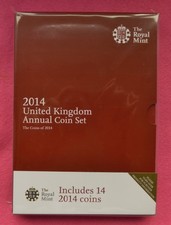 2014 United Kingdom Annual 14 Brilliant Uncirculated Coin Set