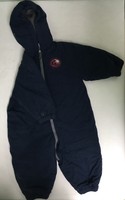 Baby BUM Unisex Snowsuit Size 12 Months Navy Blue Hooded Full Zipper