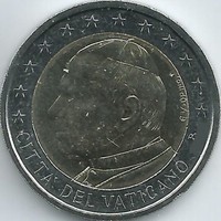 Vatikan 2 Euro Kursmünze (2002 - 2005), unzirkuliert/bankfrisch