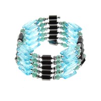 Magnetkette Armkette Fußkette Wickelkette Halskette Kette - 4 Farben - NEU