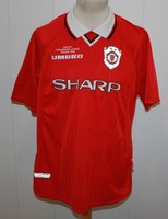 UMBRO 1999-2000 MANCHESTER UNITED Champions League Winners Trikot 1999 XL