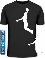 Shirtstreet24, BASKETBALL PLAYER, NBA Sport Herren T-Shirt Fun Shirt Funshirt